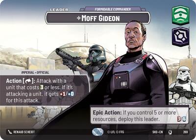 Moff Gideon - Formidable Commander  (Showcase)