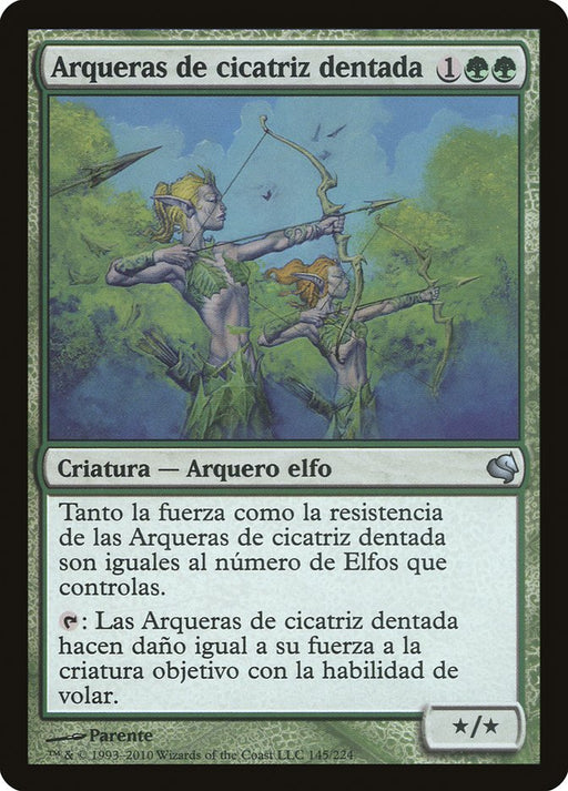 Arqueras de cicatriz dentada - Jagged-Scar Archers