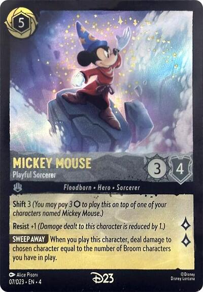 Mickey Mouse - Playful Sorcerer - Foil