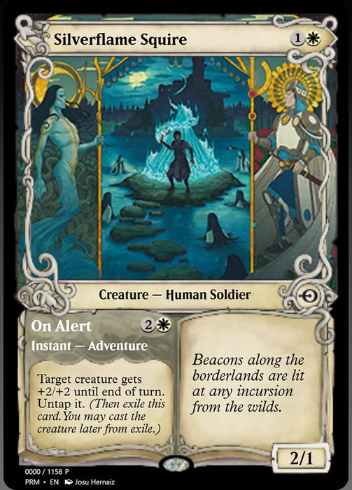 Silverflame Squire // On Alert (Foil)