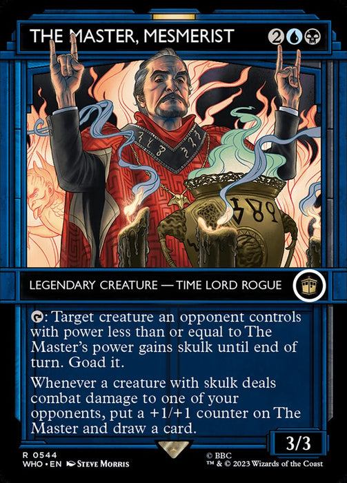 The Master, Mesmerist - Borderless - Inverted - Legendary - Showcase (Foil)