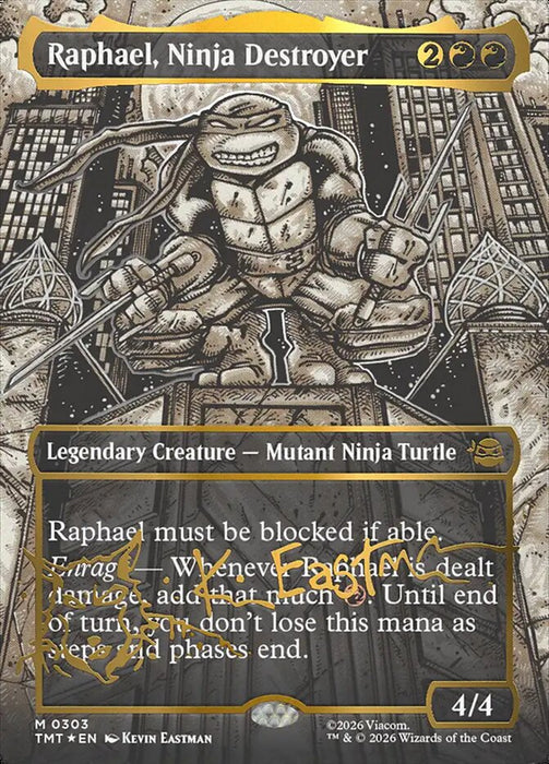 Raphael, Ninja Destroyer - Borderless - Inverted - Legendary (Foil)