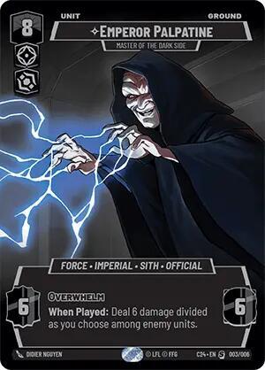 Emperor Palpatine - Master of the Dark Side - Foil