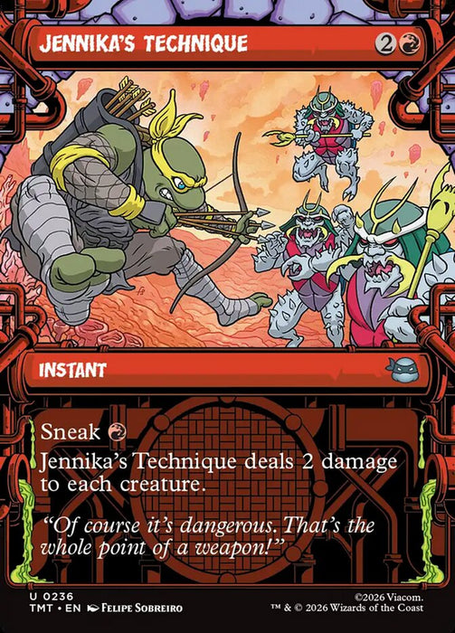 Jennika's Technique - Borderless - Inverted - Showcase (Foil)