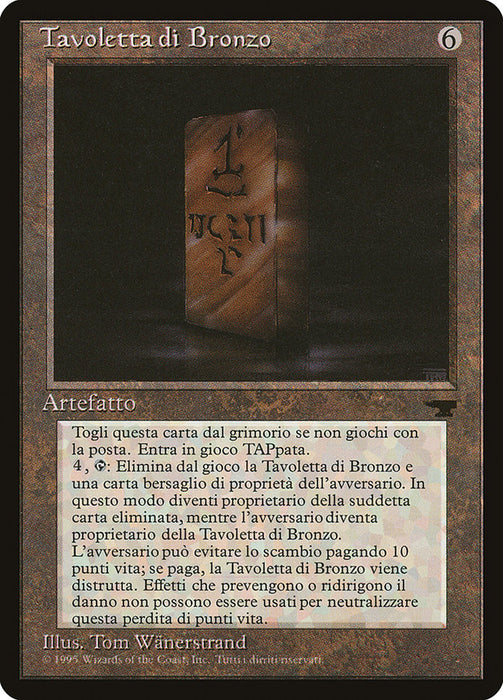Tavoletta di Bronzo - Bronze Tablet