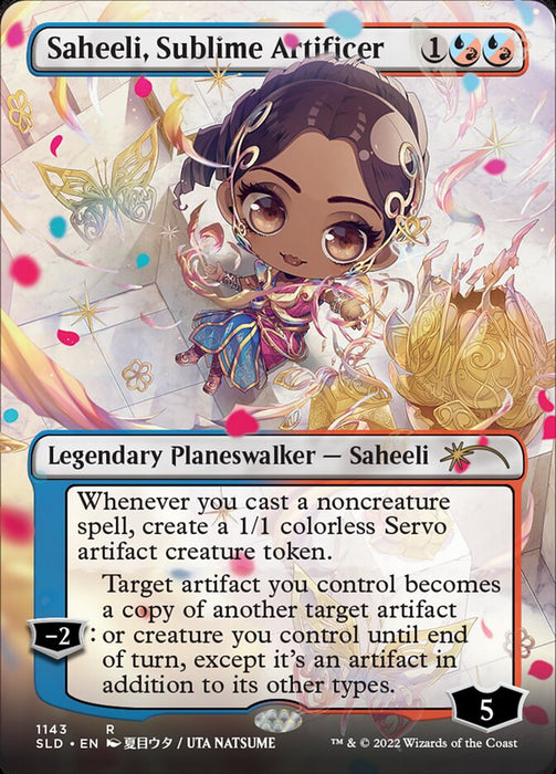 Saheeli, Sublime Artificer - Borderless - Full Art (Foil)