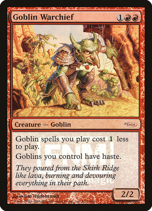 Goblin Warchief (Foil)
