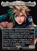 Cloud, Midgar Mercenary - Borderless - Full Art - Inverted - Legendary