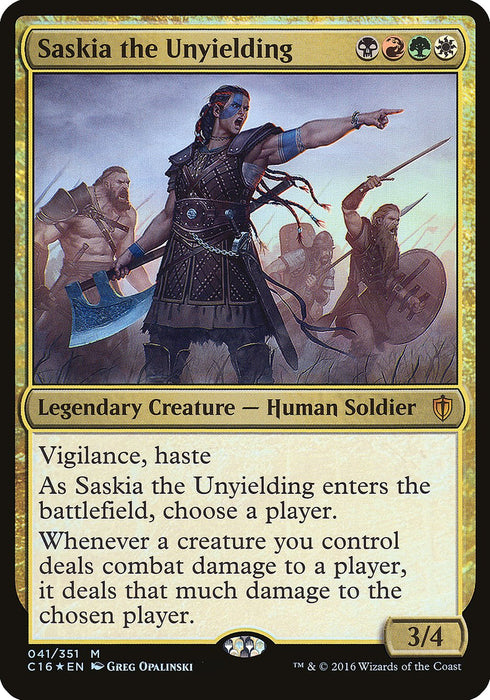 Saskia the Unyielding (Foil)