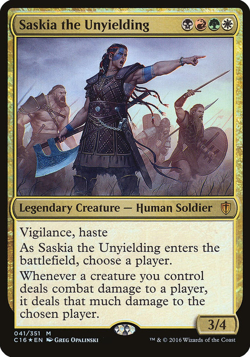 Saskia the Unyielding (Foil)
