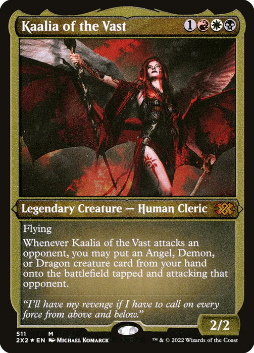 Kaalia of the Vast - Etched - Inverted - Legendary - Etched (Foil)