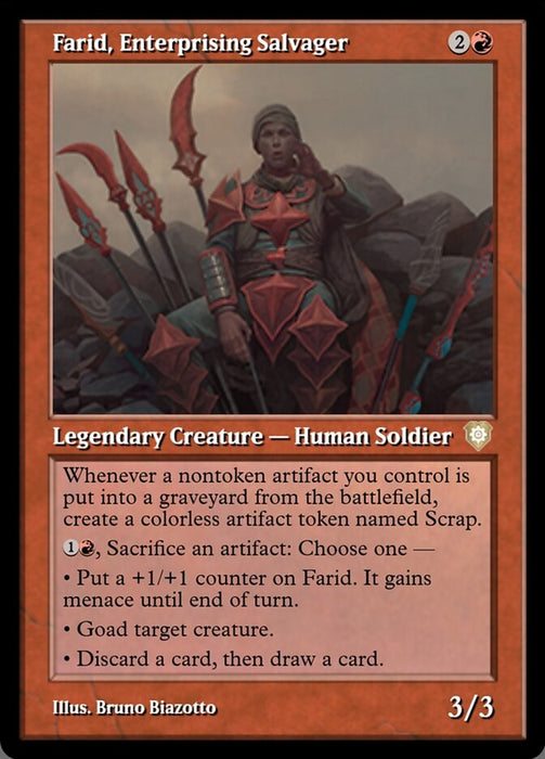 Farid, Enterprising Salvager (Foil)