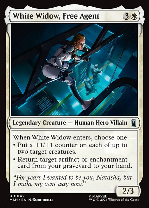 White Widow, Free Agent - Legendary (Foil)
