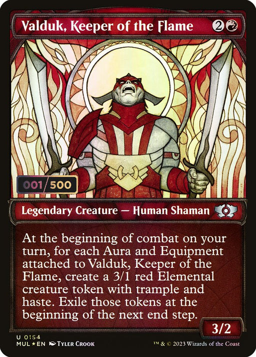 Valduk, Keeper of the Flame - Inverted - Legendary - Showcase (Foil)