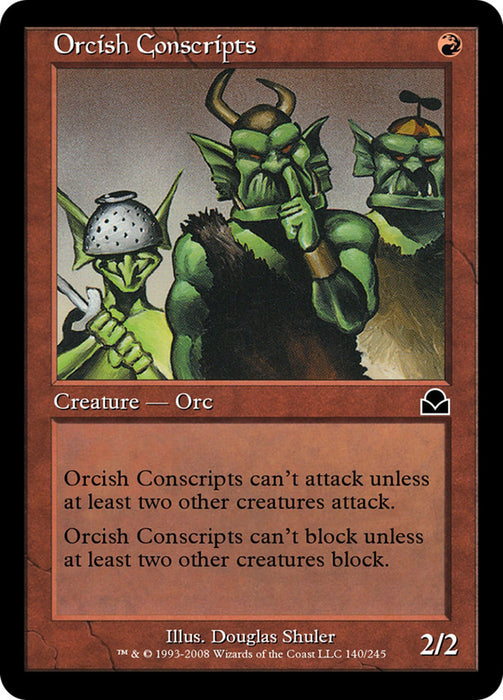 Orcish Conscripts (Foil)