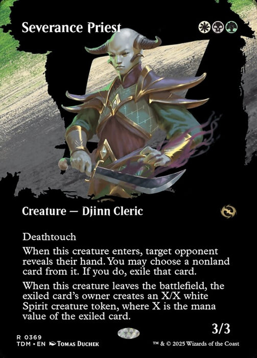 Severance Priest - Borderless - Showcase - Inverted (Foil)