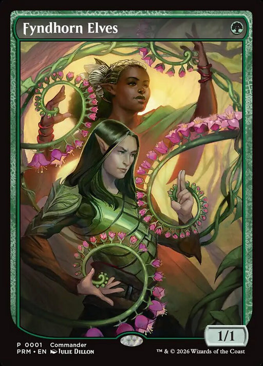 Fyndhorn Elves - Textless - Full Art - Inverted