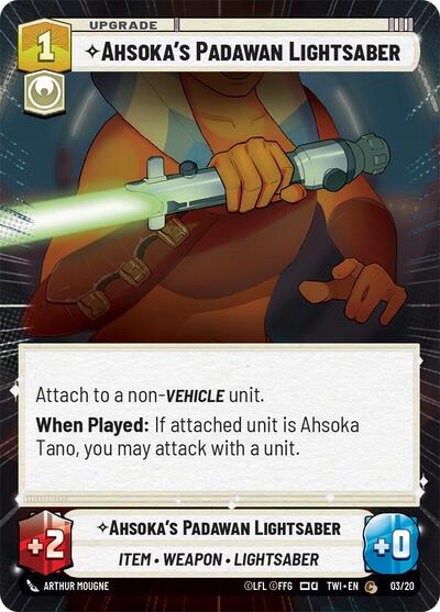 Ahsoka's Padawan Lightsaber  (Hyperspace)