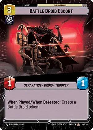 Battle Droid Escort  (Hyperspace)