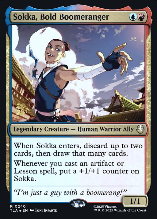 Sokka, Bold Boomeranger - Legendary (Foil)