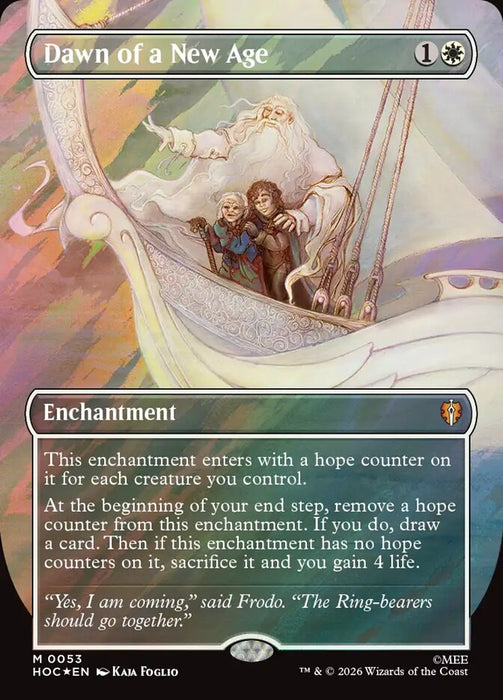 Dawn of a New Age - Borderless - Surge Foil (Foil)