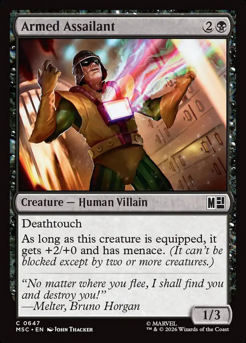 Armed Assailant (Foil)