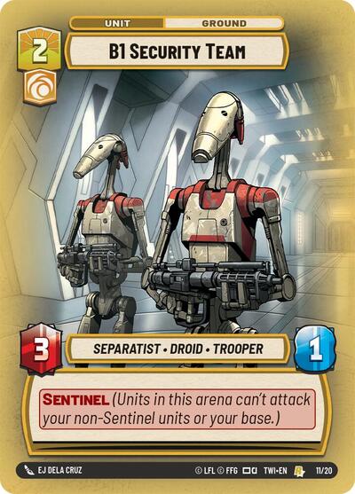 B1 Security Team - Foil