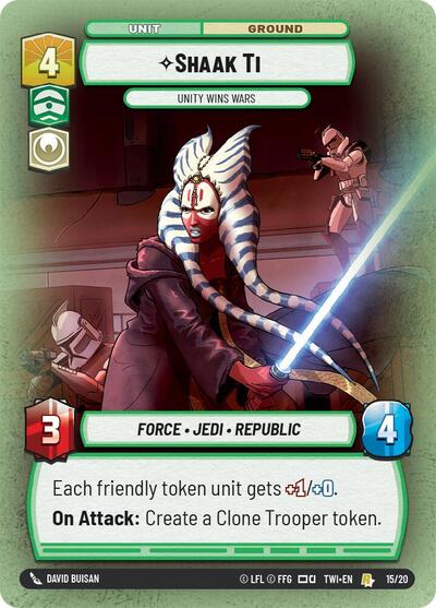 Shaak Ti - Unity Wins Wars - Foil