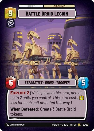 Battle Droid Legion - Foil