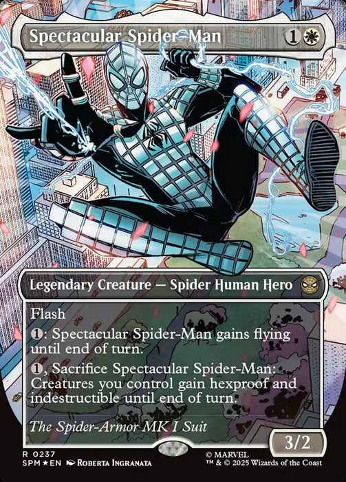 Spectacular Spider-Man - Borderless - Full Art - Inverted - Legendary - Textured (Foil)