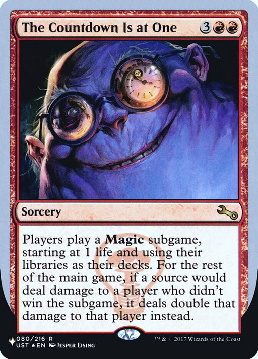 The Countdown Is at One (Foil)