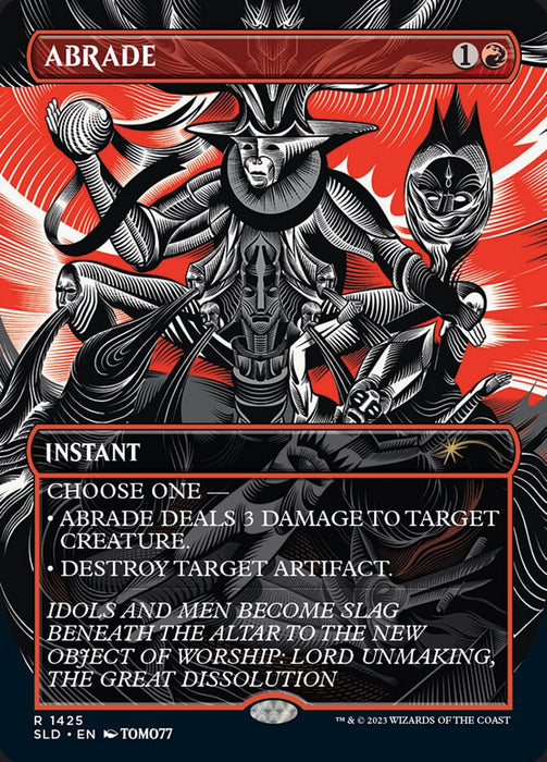 Abrade - Borderless - Full Art (Foil)