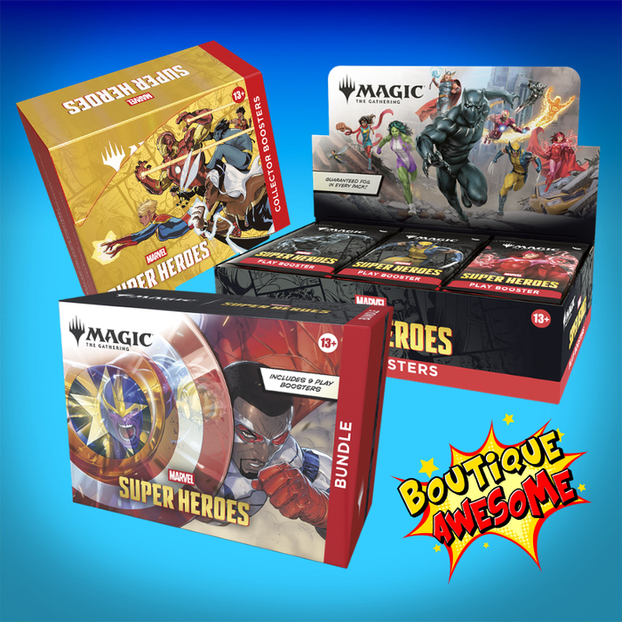 MTG Marvel Super Heroes - Combo #4 -Play Booster, Collector Box & Bundle