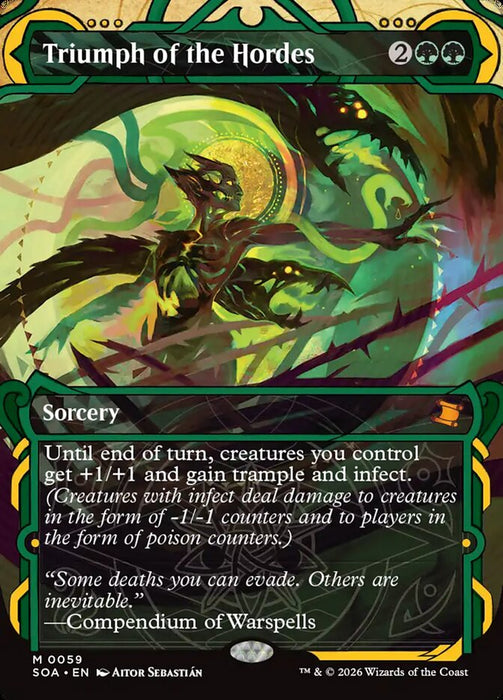 Triumph of the Hordes - Borderless - Inverted - Showcase (Foil)