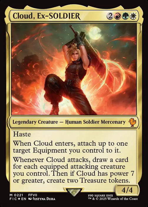 Cloud, Ex-SOLDIER - Legendary - Surge Foil (Foil)