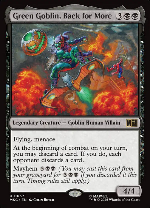 Green Goblin, Back for More - Legendary