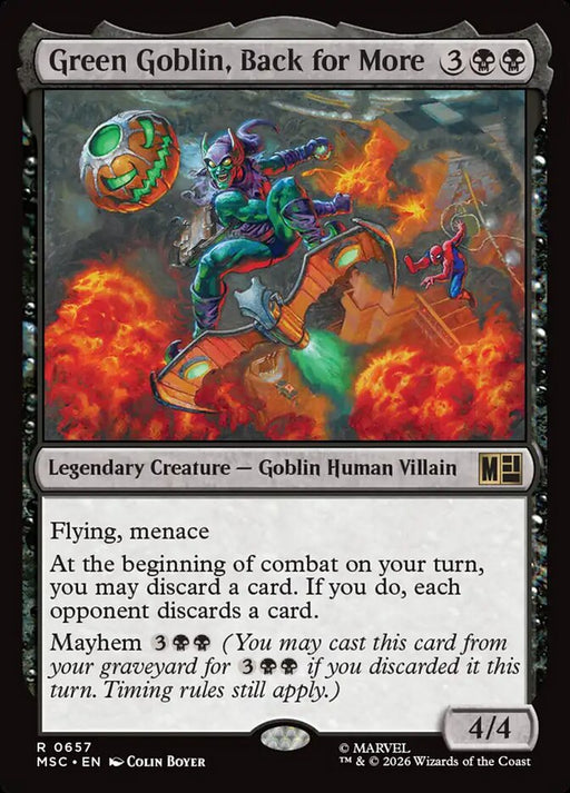 Green Goblin, Back for More - Legendary