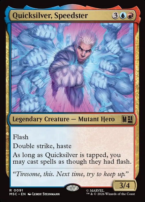 Quicksilver, Speedster - Legendary - Surge Foil