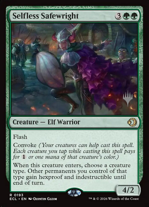 Selfless Safewright