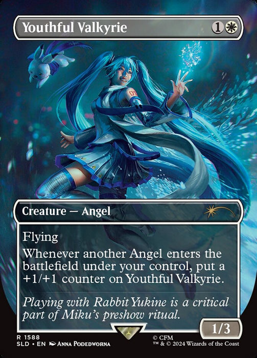 Youthful Valkyrie - Borderless - Full Art - Inverted