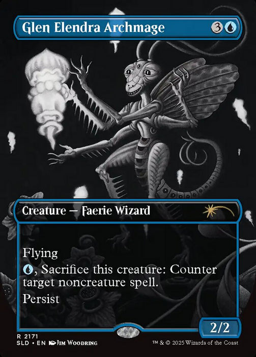 Glen Elendra Archmage - Borderless - Full Art - Inverted (Foil)