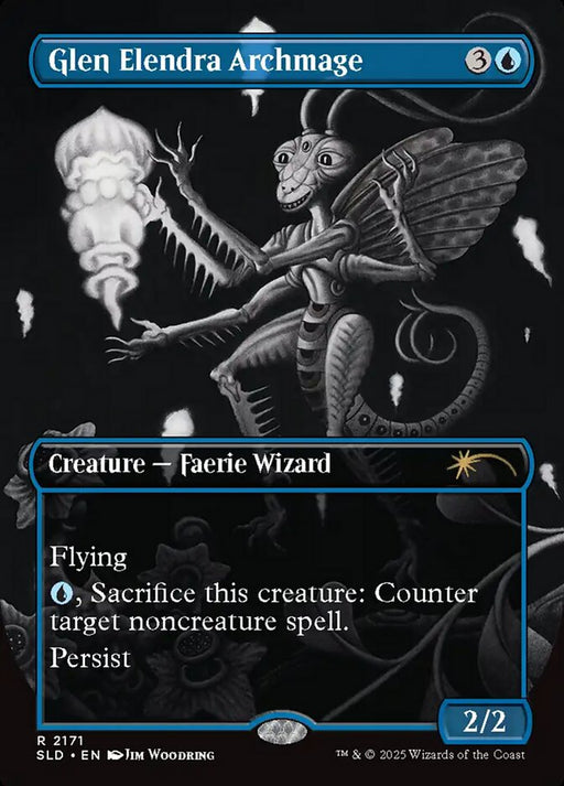 Glen Elendra Archmage - Borderless - Full Art - Inverted (Foil)