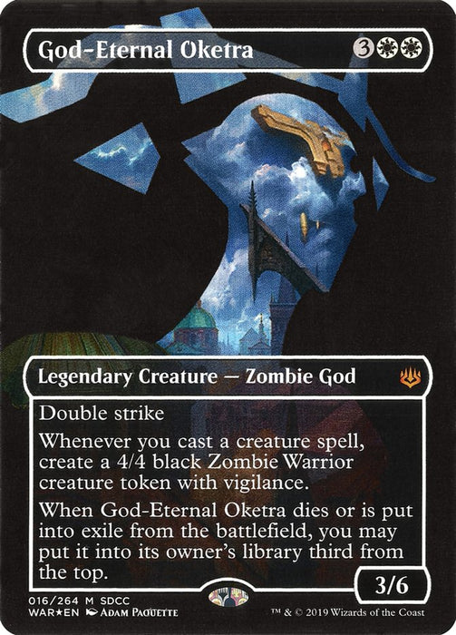 God-Eternal Oketra - Borderless - Full Art - Inverted - Legendary