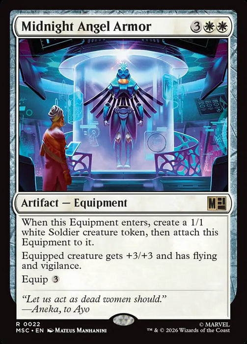 Midnight Angel Armor - Surge Foil