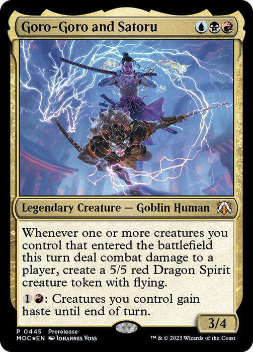Goro-Goro and Satoru - Legendary (Foil)