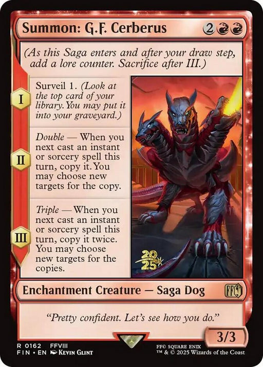 Summon: G.F. Cerberus - Enchantment (Foil)