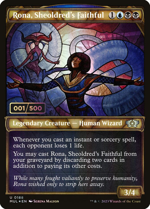 Rona, Sheoldred's Faithful - Inverted - Legendary - Showcase (Foil)