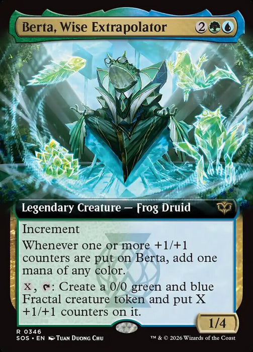 Berta, Wise Extrapolator - Extended Art - Legendary