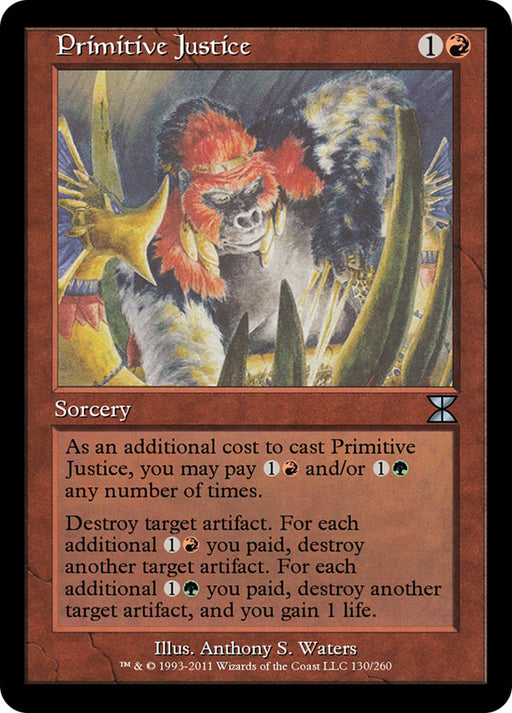 Primitive Justice - Retro Frame