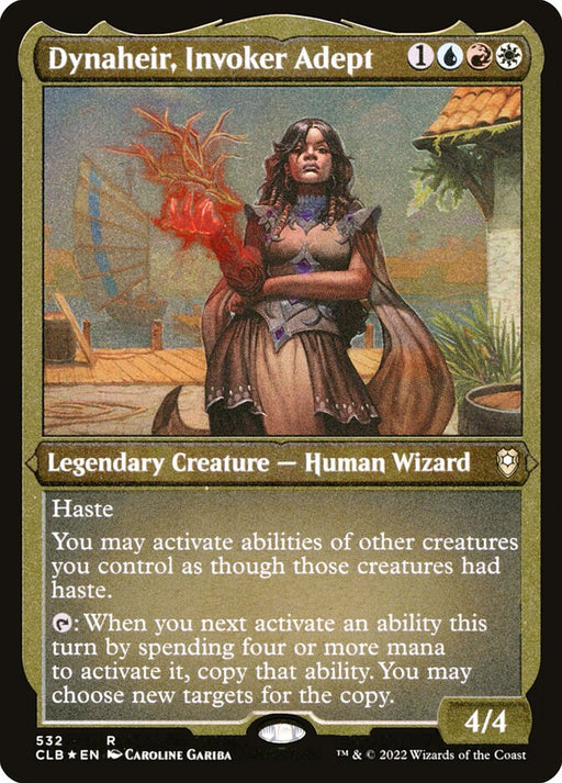 Dynaheir, Invoker Adept - Etched - Inverted - Legendary - Etched (Foil)